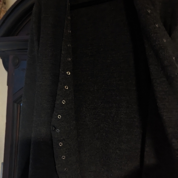 Adrianne Pappel vintage wool sweater dark grey. - Picture 10 of 13